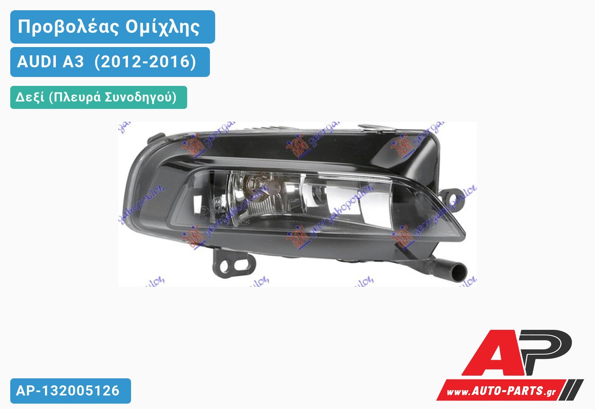 Προβολέας Ομίχλης (S-LINE) (HELLA) Δεξιός AUDI A3 [Sportback,3θυρο] (2012-2016)