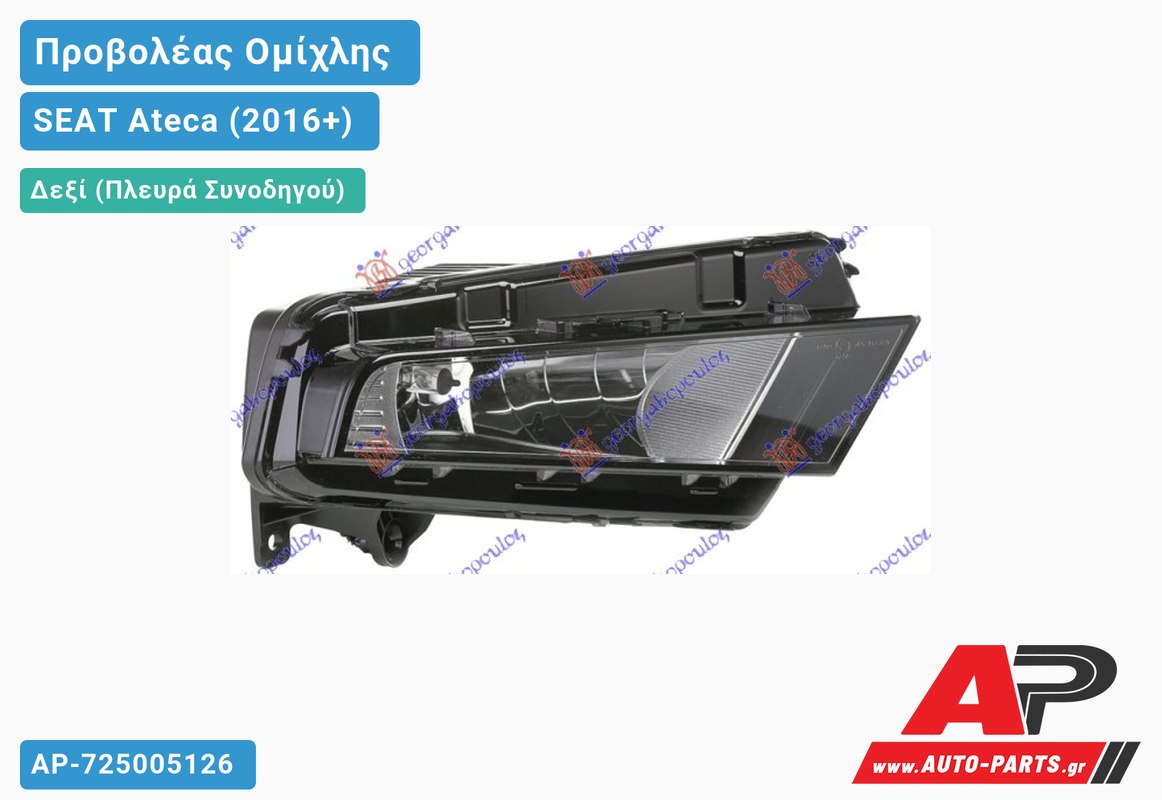 Προβολέας Ομίχλης Μ/ΦΩΣ ΣΤΡΟΦΗΣ (HELLA) Δεξιός SEAT Ateca (2016+)