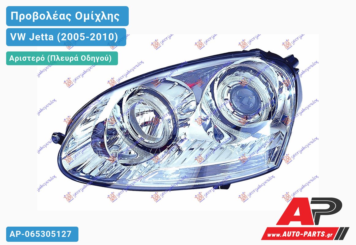 Προβολέας Ομίχλης (HB4) (HELLA) Αριστερός VW Jetta (2005-2010)