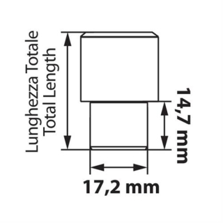 Μπουλόνια Ασφαλείας 12X1,25 15/35Mm (21) Ίσια J020