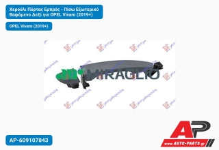 Χερούλι Πόρτας Εμπρός - Πίσω Εξωτερικό Βαφόμενο Δεξί για OPEL Vivaro (2019+)