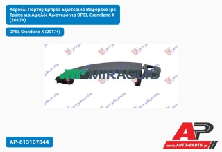 Χερούλι Πόρτας Εμπρός Εξωτερικό Βαφόμενο (με Τρύπα για Αφαλό) Αριστερό για OPEL Grandland X (2017+)