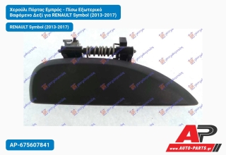 Χερούλι Πόρτας Εμπρός - Πίσω Εξωτερικό Βαφόμενο Δεξί για RENAULT Symbol (2013-2017)