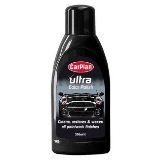 Γυαλιστικο Υγρο Ultra για Μαυρο Χρωμα Carplan Ultra Color Polish Black 500Ml