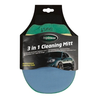 Γαντι Καθαρισμου/Γυαλίσματος για Σκονη και Γυαλι Carplan Triplewax 3 In 1 Cleaning Mitt