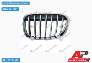 Καρδιά Μάσκας (Χρώμιο/Ασημί) BMW X1 (F48) (2015-2019)