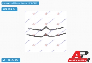 Διακοσμητικό Μάσκας Χρώμιο ΣΕΤ (2 ΤΕΜ) CITROËN C4 (2011-2020)