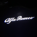 LED Λογότυπα πόρτας (προτζεκτόρες - 2 τεμάχια) για Alfa Romeo (Visual 3)