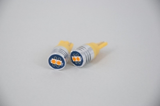 Heleco Λάμπα Led T10 (WY5W) 12V Canbus SMD3030 (πορτοκαλί)