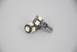 Heleco Λάμπα Led T10 (W5W) 12V Canbus SMD5050 (2 Τεμάχια) - Ψυχρό Λευκό