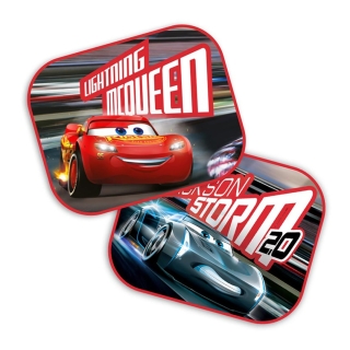 Ηλιοπροστασίες Πλαϊνές Cars 3 Mcqueen με Βεντουζα 2Tem (44X35Cm) Amio