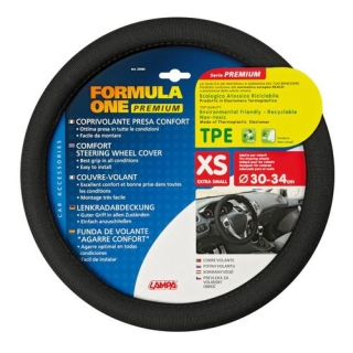 Καλυμμα Τιμονιου Formula One Μαυρο Χρωμα  Αοσμο Οικολογικο/ Μη Τοξικο/ Ανακυκλωσιμο Υλικο