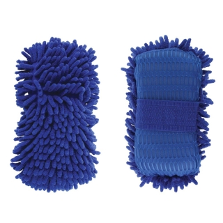 Σφουγγάρι Πλυσίματος Μικροφιμπρα (Microfiber) Cwash-08 27X14X6Cm (Μπλε Χρωμα) Amio - 1 Τεμ.