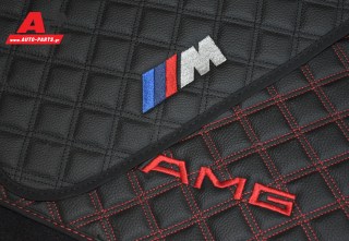 Κεντητά λογότυπα AMG και M3 για Mercedes και BMW αντίστοιχα - Φωτογραφία auto-parts.gr