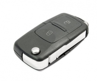 Κέλυφος για αναδιπλούμενο Κλειδί VW Golf, Polo με 2 Πλήκτρα - VW Caddy (2004-2010)