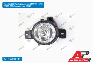 Προβολέας Ομίχλης Δεξί για BMW X6 (E71) (2008-2014) (συμβ. έως 2012)
