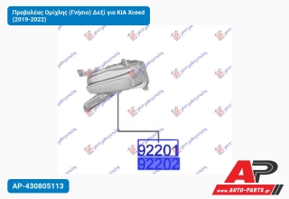 Προβολέας Ομίχλης (Γνήσιο) Δεξί για KIA Xceed (2019-2022)