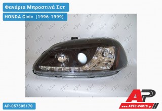 Ανταλλακτικά μπροστινά φανάρια / φώτα (set) - HONDA Civic [Hatchback] (1996-1999)