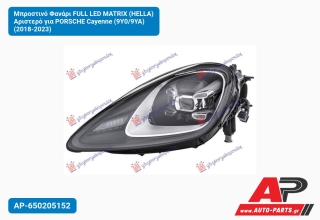 Μπροστινό Φανάρι FULL LED MATRIX (HELLA) Αριστερό για PORSCHE Cayenne (9Y0/9YA) (2018-2023)