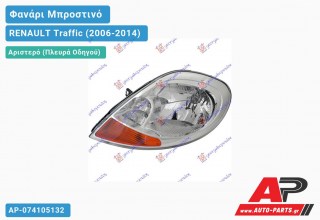 Ανταλλακτικό μπροστινό φανάρι (φως) - RENAULT Traffic (2006-2014) - Αριστερό (πλευρά οδηγού)