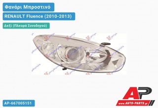 Φανάρι Μπροστινό Δεξί ΧΕΝΟΝ (Ευρωπαϊκό) (DEPO) RENAULT Fluence (2010-2013)