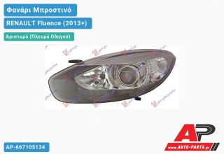 Ανταλλακτικό μπροστινό φανάρι (φως) - RENAULT Fluence (2013+) - Αριστερό (πλευρά οδηγού)