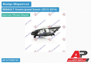 Ανταλλακτικό μπροστινό φανάρι (φως) - RENAULT Scenic/grand Scenic (2012-2016) - Αριστερό (πλευρά οδηγού)