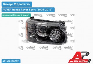 Ανταλλακτικό μπροστινό φανάρι (φως) - ROVER Range Rover Sport (2005-2013) - Αριστερό (πλευρά οδηγού) - Xenon