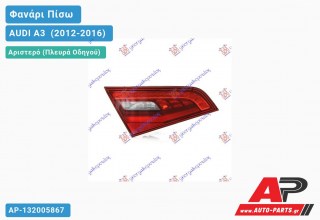 Ανταλλακτικό πίσω φανάρι Αριστερό (Πλευρά Οδηγού) για AUDI A3 [Sportback,3θυρο] (2012-2016)