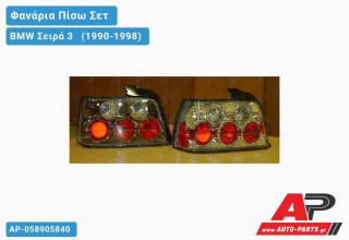 Φανάρια Πίσω ΣΕΤ (LEXUS)ΜΑΥΡΟ BMW Σειρά 3 [E36] [Sedan] (1990-1998)