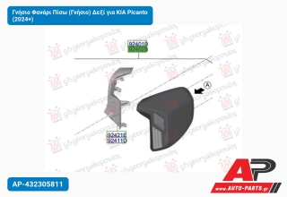 Γνήσιο Φανάρι Πίσω (Γνήσιο) Δεξί για KIA Picanto (2024+)