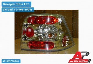 Φανάρια Πίσω ΣΕΤ LED Μαύρο VW Golf 4 (IV) (1998-2004)