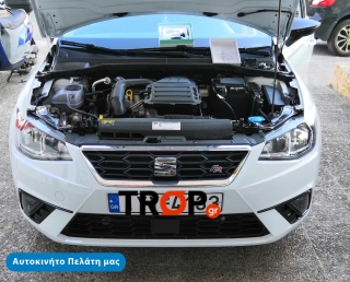 Seat Ibiza 2018 FR πελάτη του καταστήματος μας, τοποθέτηση LED – Φωτογραφία από Trop.gr