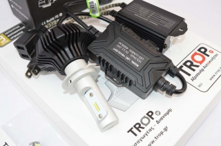 Σετ Λάμπες LED H7, W5W με CanBus, για Skoda Octavia 5, κοντινή λήψη – Φωτογραφία από Trop.gr