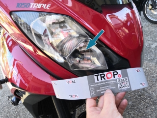 Σετ Λάμπες LED για Triumph Tiger 1050, τοποθέτηση στο κατάστημα μας – Φωτογραφία από Trop.gr