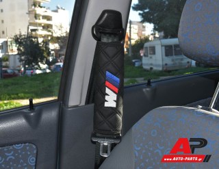 Δερμάτινα Προστατευτικά Μαξιλαράκια Ζώνης - BMW σε αυτοκίνητο πελάτη μας – Φωτογραφία από Auto-parts.gr