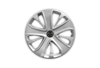  Άθραυστα Τάσια AK 15" Ασημί για MAZDA (MAZDA 2, Mazda 3, Demio κα.) (4 τμχ)