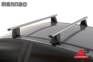 Ασημί Μπάρες Οροφής Menabo Delta για TESLA Model S 100D (2012-2017) (4θυρο)