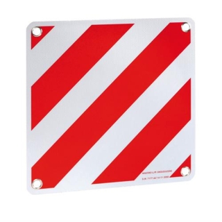 Ανακλαστικο Σημα Προεξεχοντοσ Φορτιου Κοκκινο/Ασπρο 50X50Cm 1Τεμ.