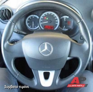 Κάλυμμα Τιμονιού Senda για MERCEDES Citan (W415) (2013-2021) - Μαύρα Γαζιά