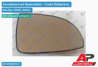 Κρύσταλλο Καθρέφτη (CONVEX Glass) (Δεξί) KIA Rio (2002-2005)