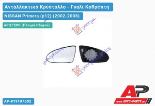 Κρύσταλλο Καθρέφτη ΘΕΡΜΑΙΝ (Αριστερό) NISSAN Primera (p12) (2002-2008)