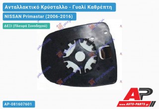 Κρύσταλλο Καθρέφτη (Άνω ΚΟΜΜΑΤΙ) (CONVEX Glass) (Δεξί) NISSAN Primastar (2006-2016)