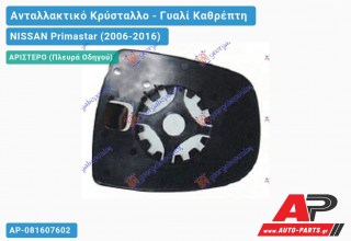 Κρύσταλλο Καθρέφτη (Άνω ΚΟΜΜΑΤΙ) (CONVEX Glass) (Αριστερό) NISSAN Primastar (2006-2016)