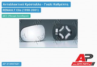 Κρύσταλλο Καθρέφτη (CONVEX Glass) (Δεξί) RENAULT Clio (1998-2001)