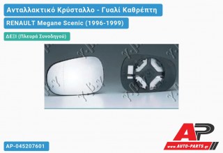 Κρύσταλλο Καθρέφτη (CONVEX Glass) (Δεξί) RENAULT Megane Scenic (1996-1999)