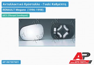 Κρύσταλλο Καθρέφτη (CONVEX Glass) (Δεξί) RENAULT Megane (1996-1998)