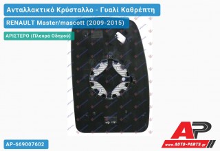 Κρύσταλλο ΚΑΦΡΕΦΤΗ Άνω (CONVEX Glass) (Αριστερό) RENAULT Master/mascott (2009-2015)