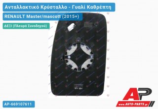Κρύσταλλο Καθρέφτη Θερμαινόμενο Άνω (CONVEX Glass) (Δεξί) RENAULT Master/mascott (2015+)