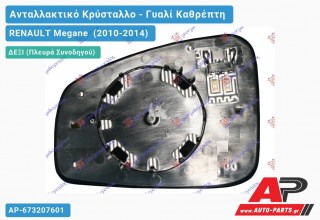 Κρύσταλλο Καθρέφτη Θερμαινόμενο (CONVEX Glass) (Δεξί) RENAULT Megane (2010-2014)